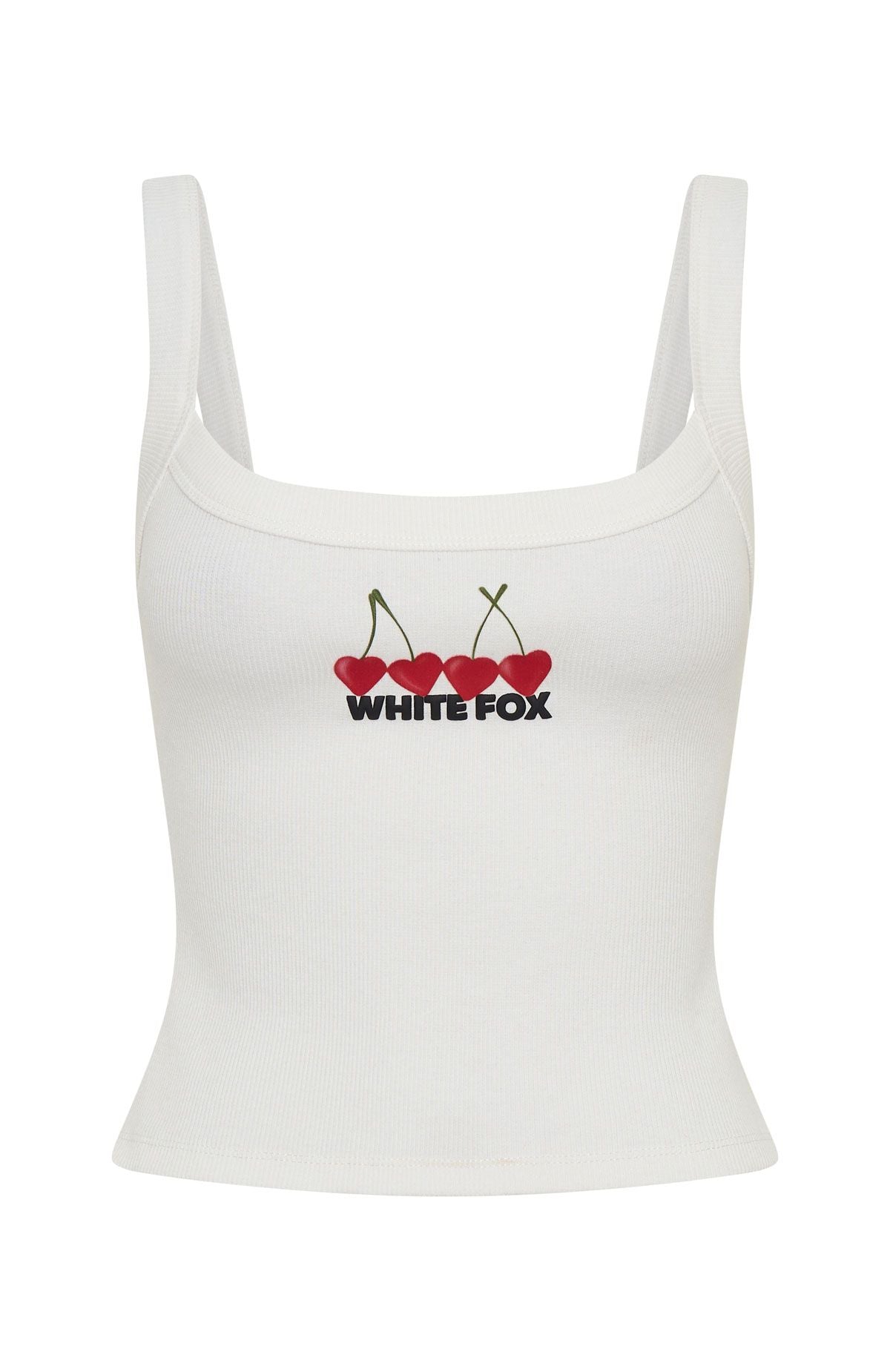 White Fox Club 14 Taylah Singlet Top White