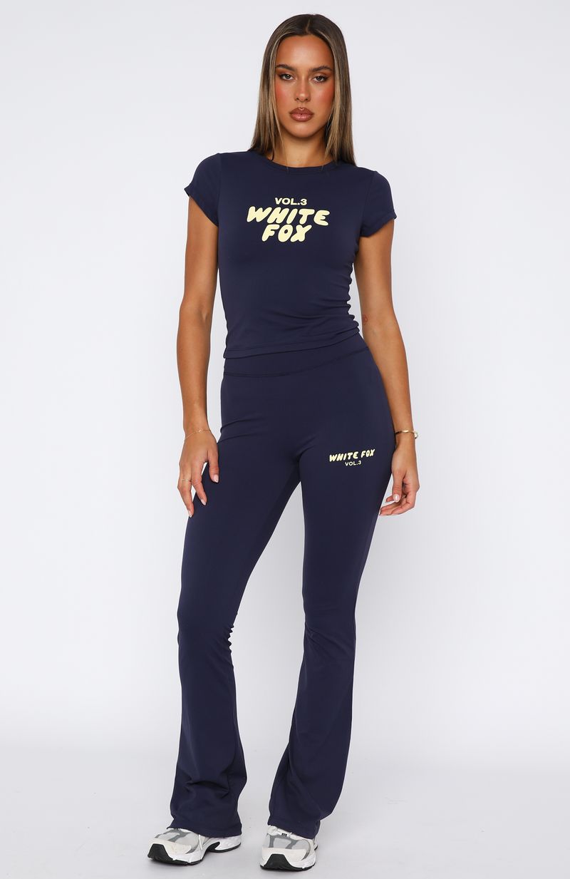 White Fox Offstage Flare Pants Stellar