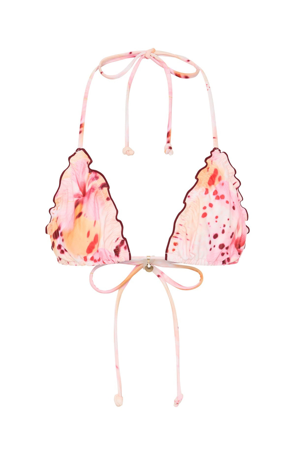 White Fox Asper Bikini Top Afternoon Glow