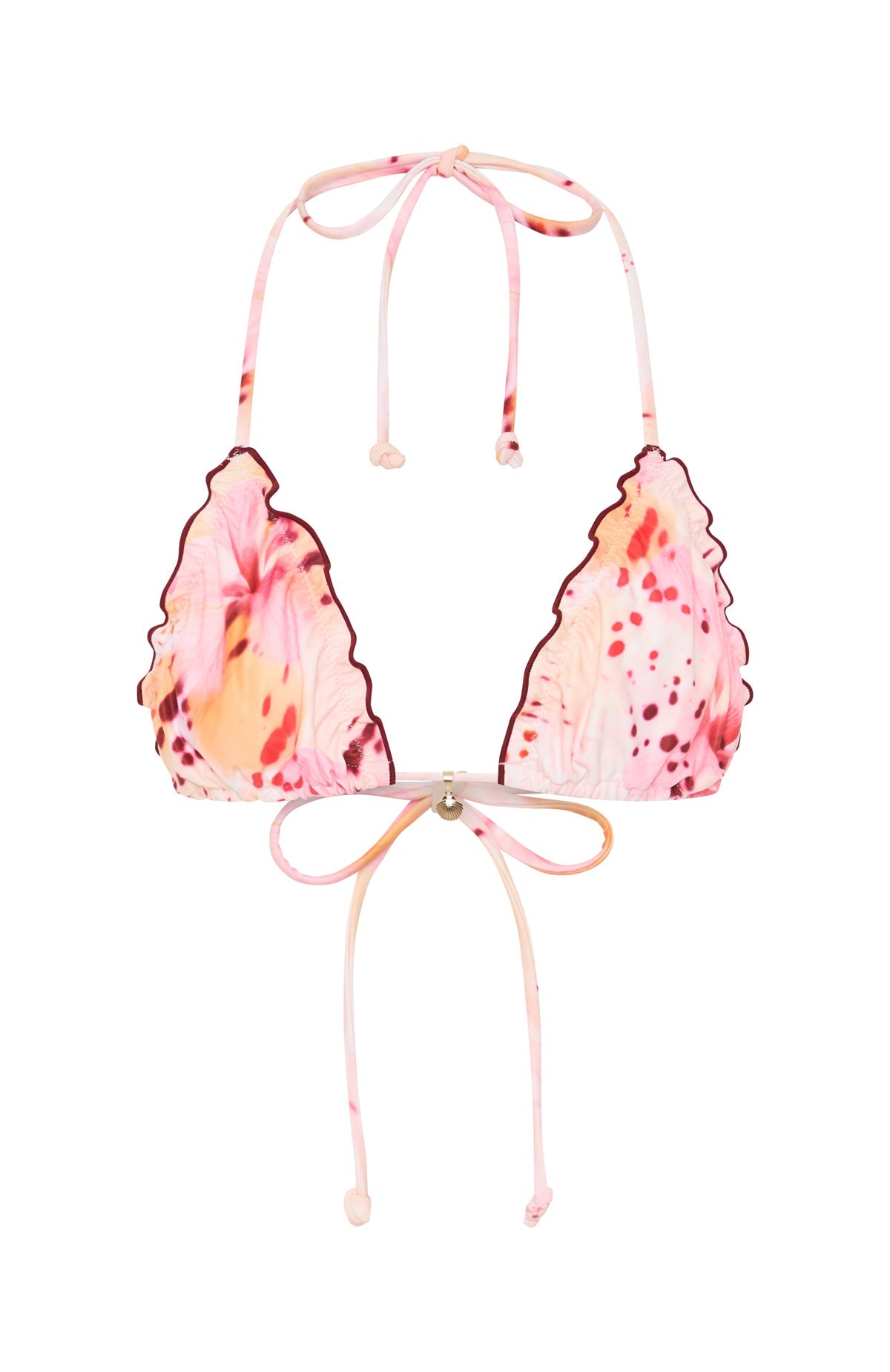 White Fox Asper Bikini Top Afternoon Glow