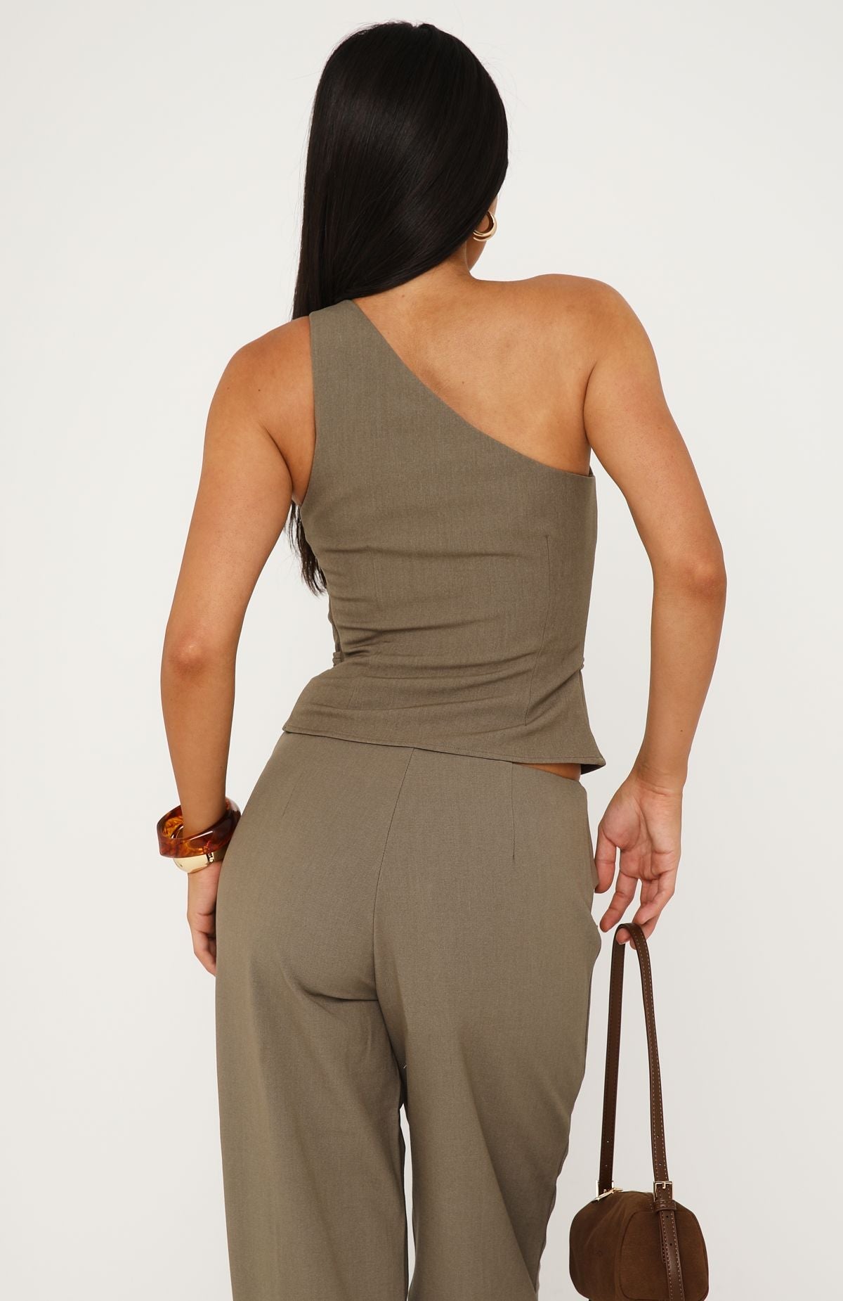 White Fox Angel And Grace Top Olive