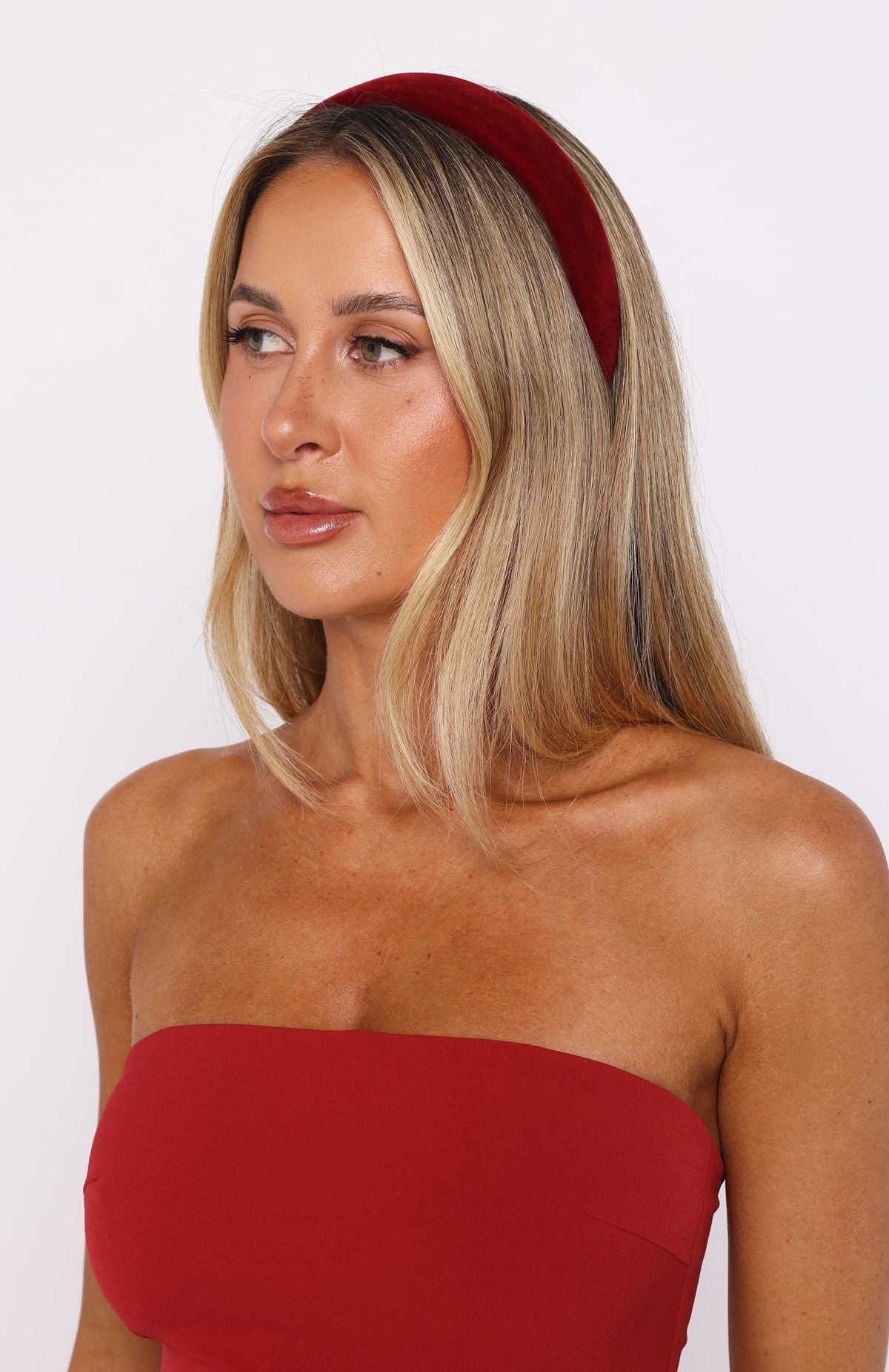 White Fox Libbi Headband Burgundy
