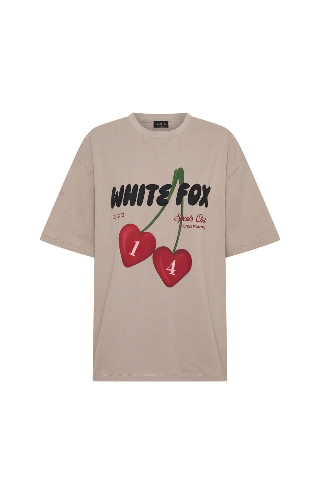 White Fox Club 14 Trinity Oversized Tee Moon
