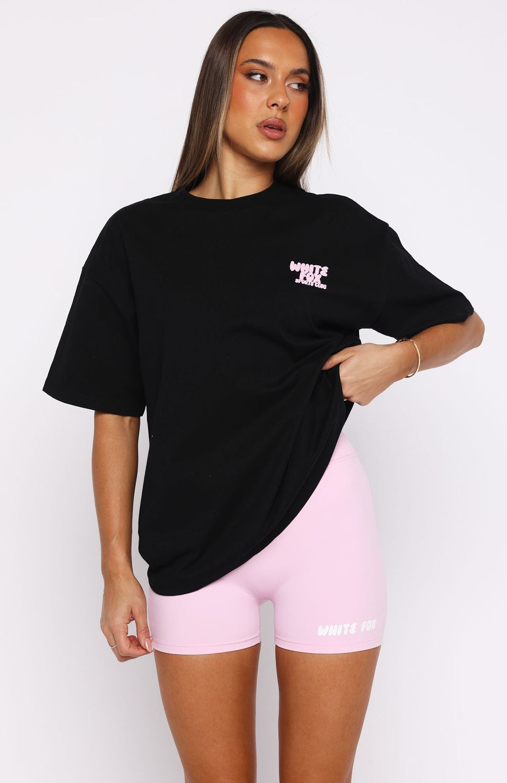 White Fox Club 14 Miley Bike Shorts Pink