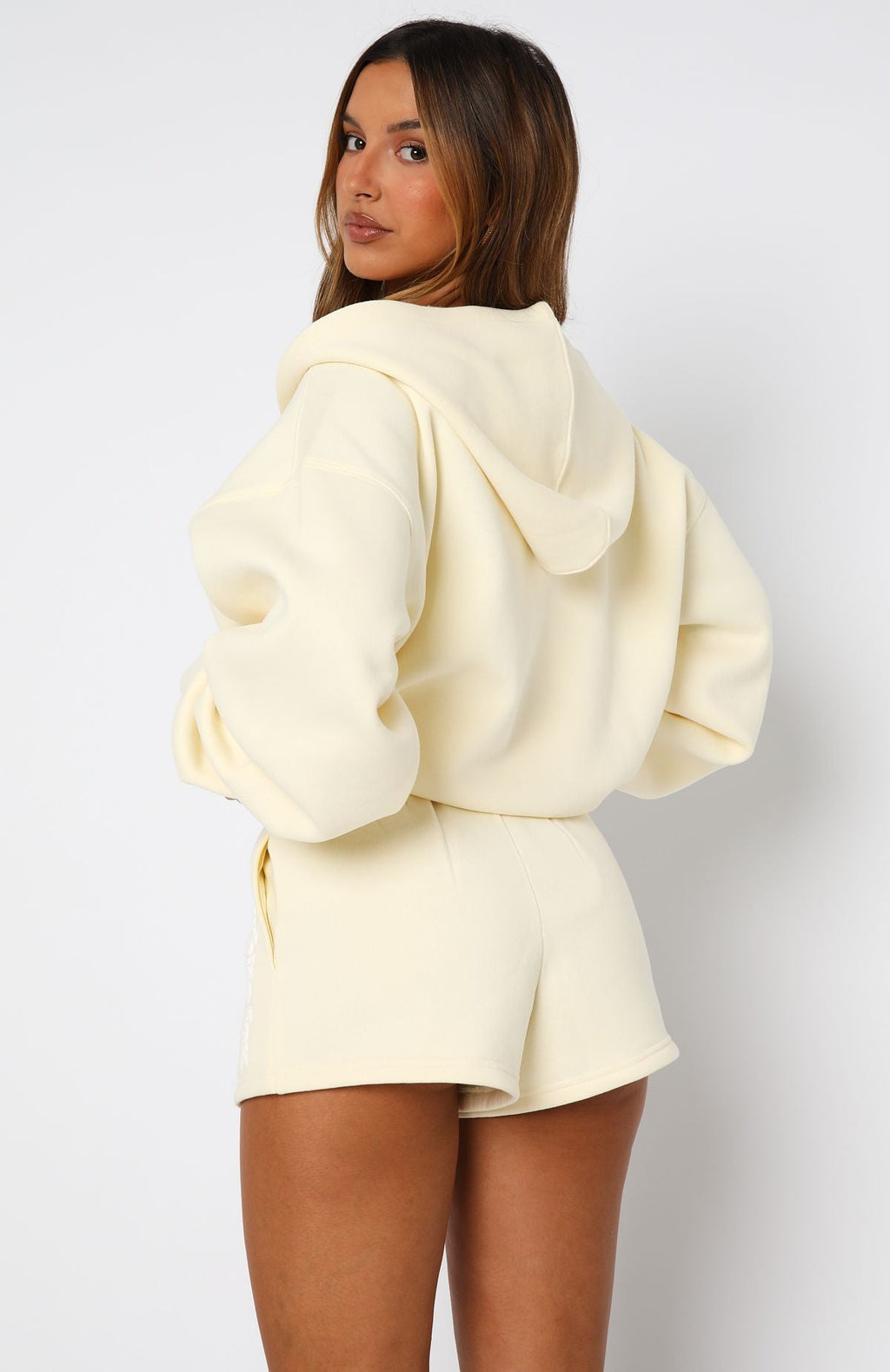 White Fox Ready To Go Lounge Shorts Lemon