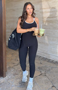 White Fox Ignite Jumpsuit Black/White