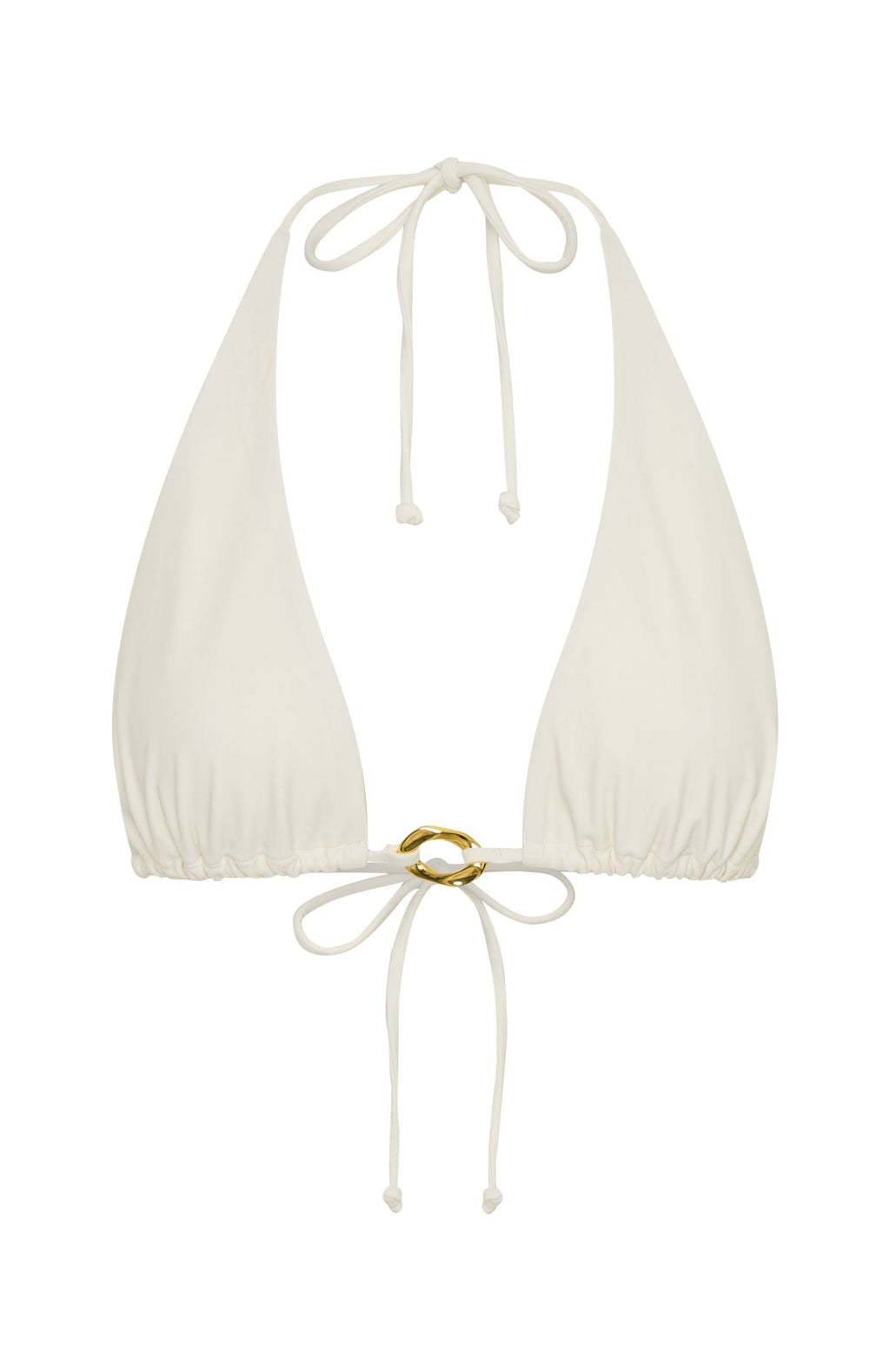 White Fox Stormy Bikini Top Coconut