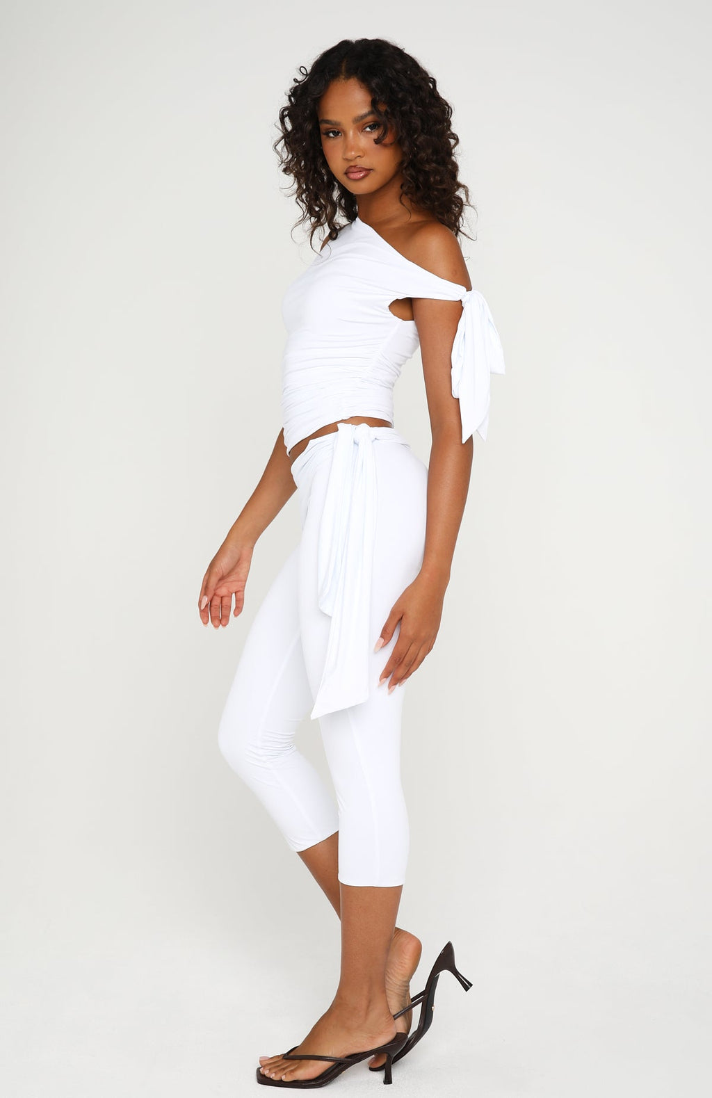 White Fox Fade Away With Me Capri Pants