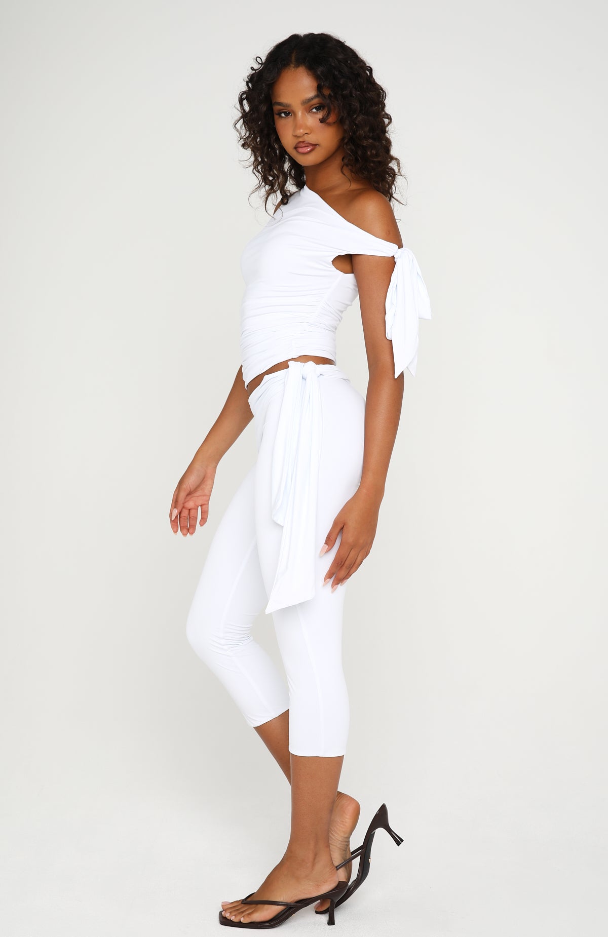 White Fox Fade Away With Me Capri Pants