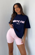 White Fox Limited Edition Offstage Oversized Tee Sapphire