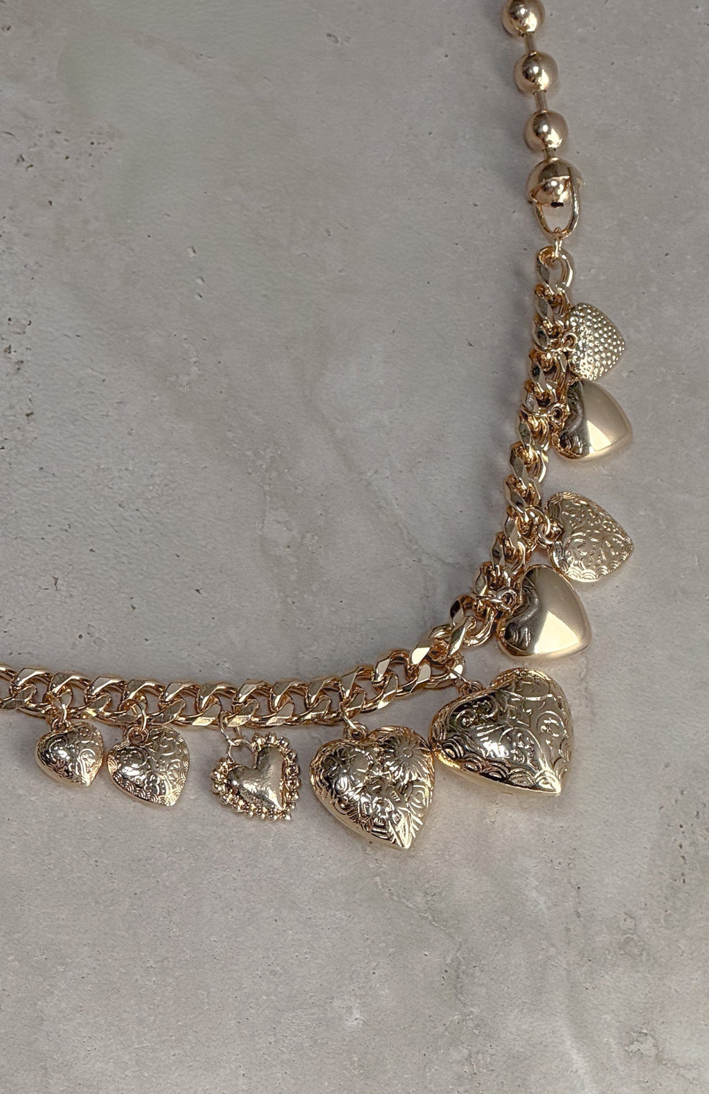White Fox Finnegan Necklace Gold