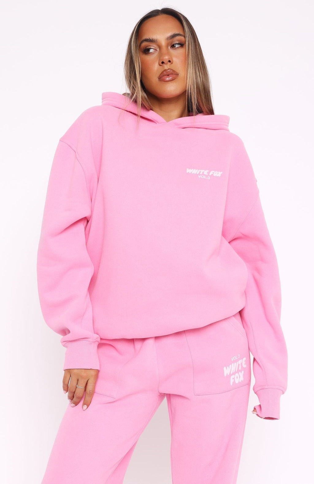 White Fox Offstage Hoodie Bubblegum