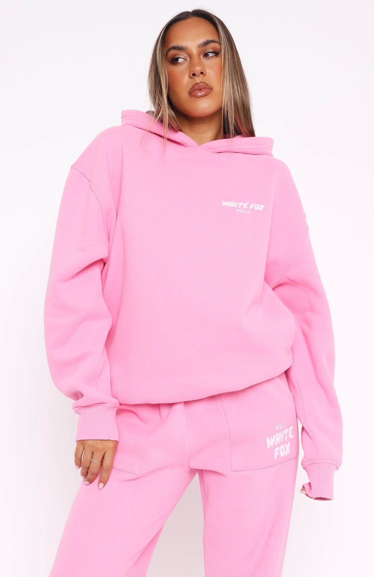 White Fox Offstage Hoodie Bubblegum