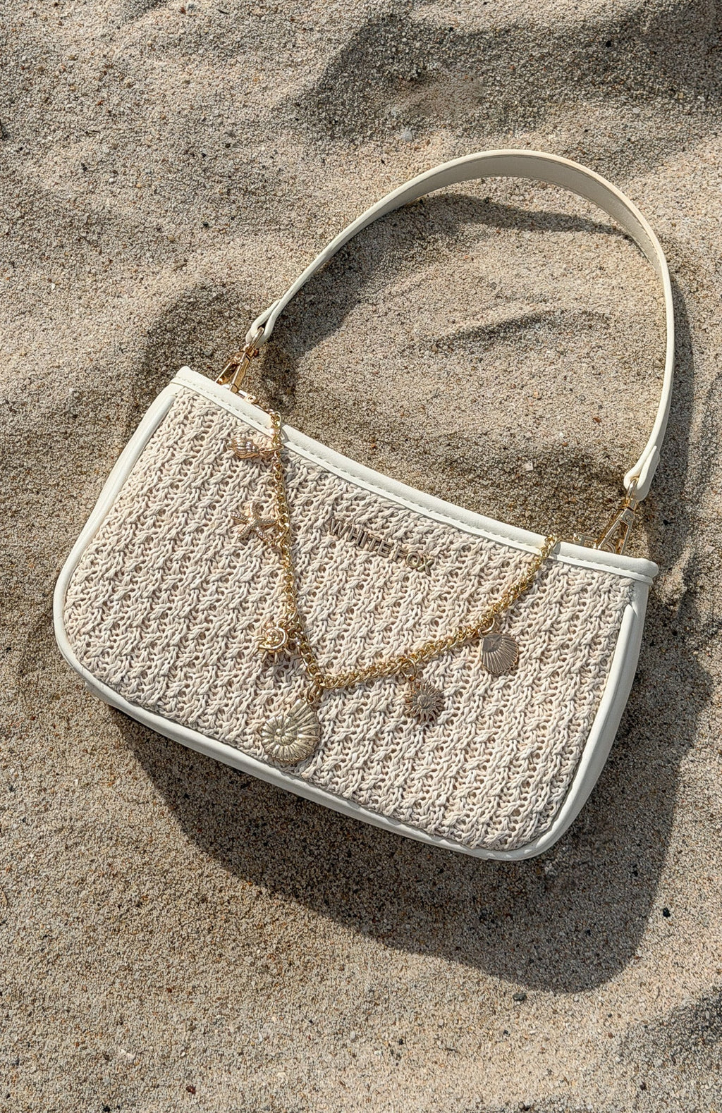 White Fox Grady Shoulder Bag Cream