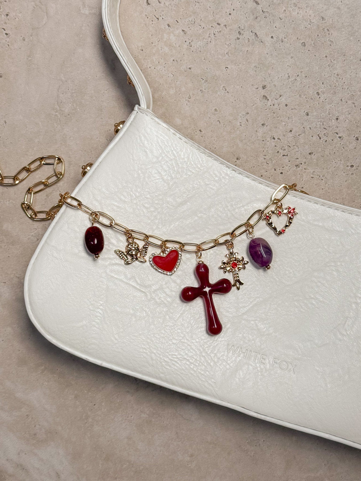 White Fox Adalee Necklace Gold
