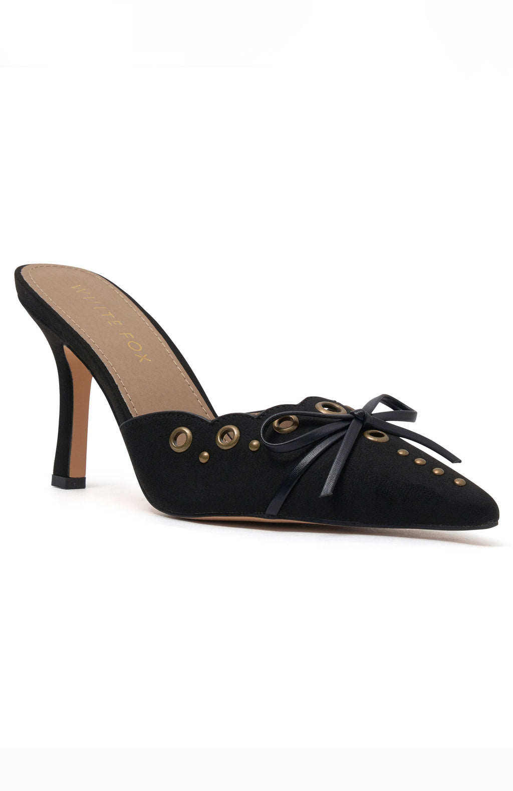 White Fox Leina Heels Black