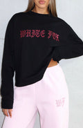 White Fox Lucky Ones Long Sleeve Tee Black