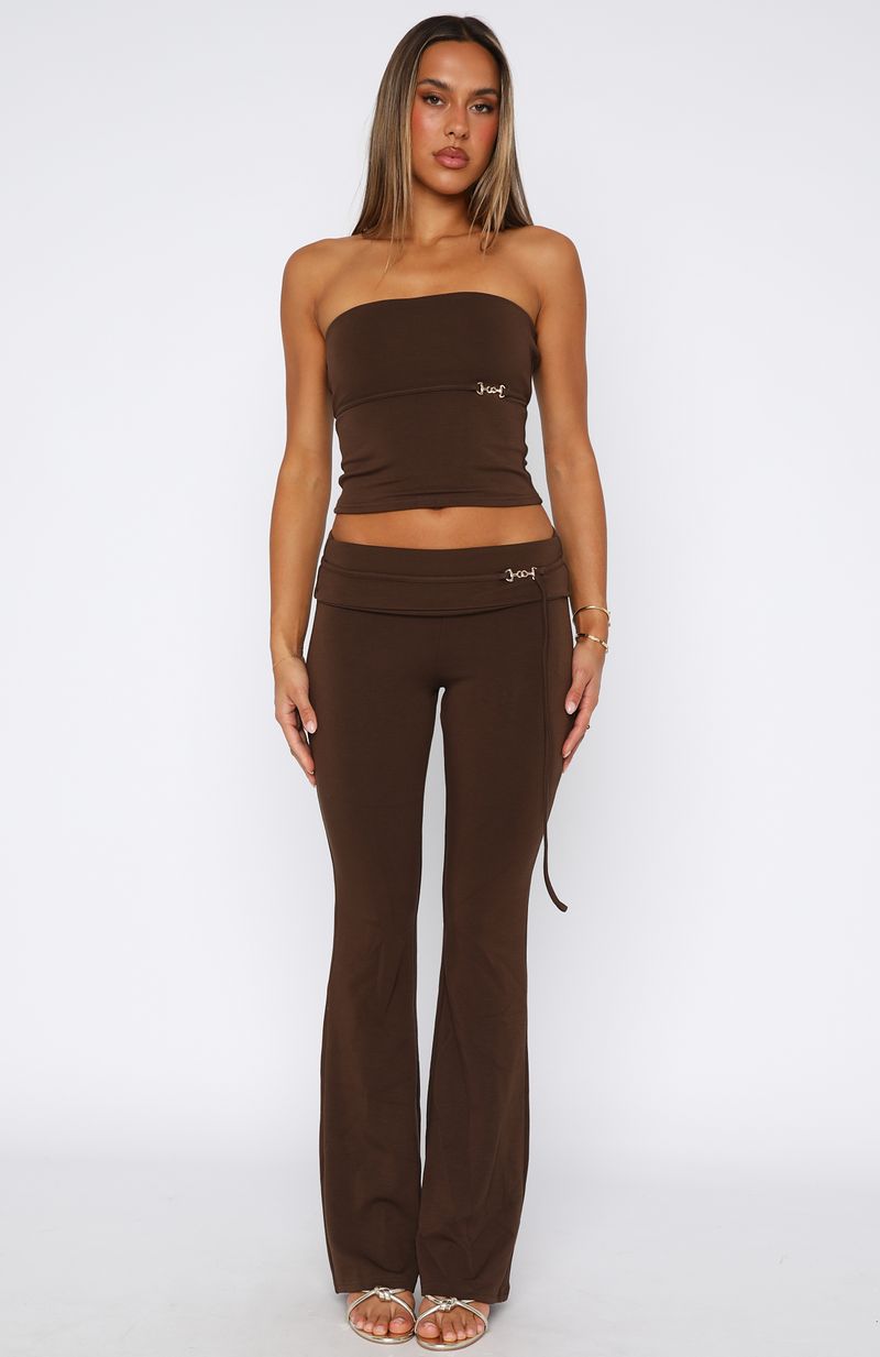White Fox Step On Up Pant Chocolate