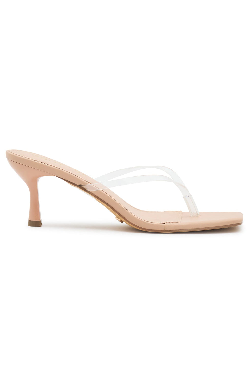 White Fox Mitchell Thong Mules Nude