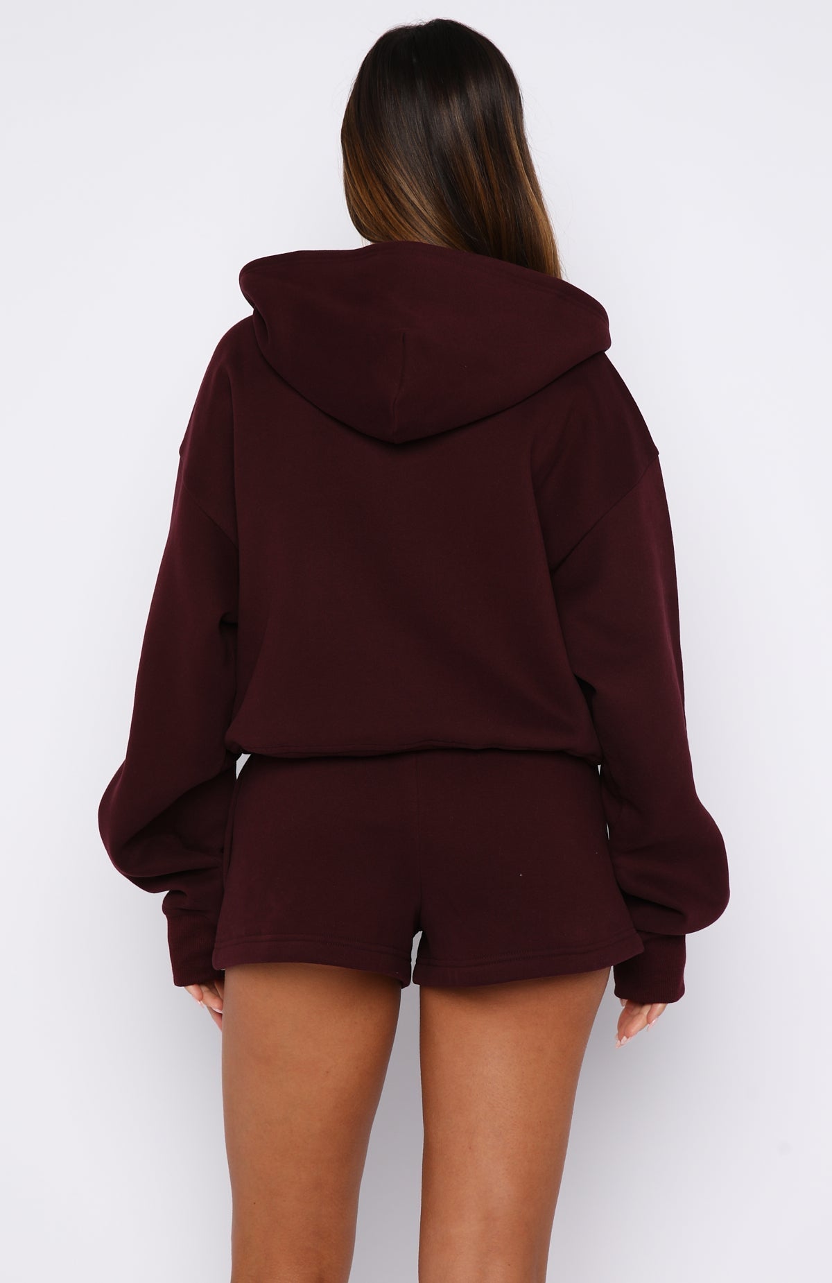 White Fox Release 15 Asalia Lounge Shorts Plum