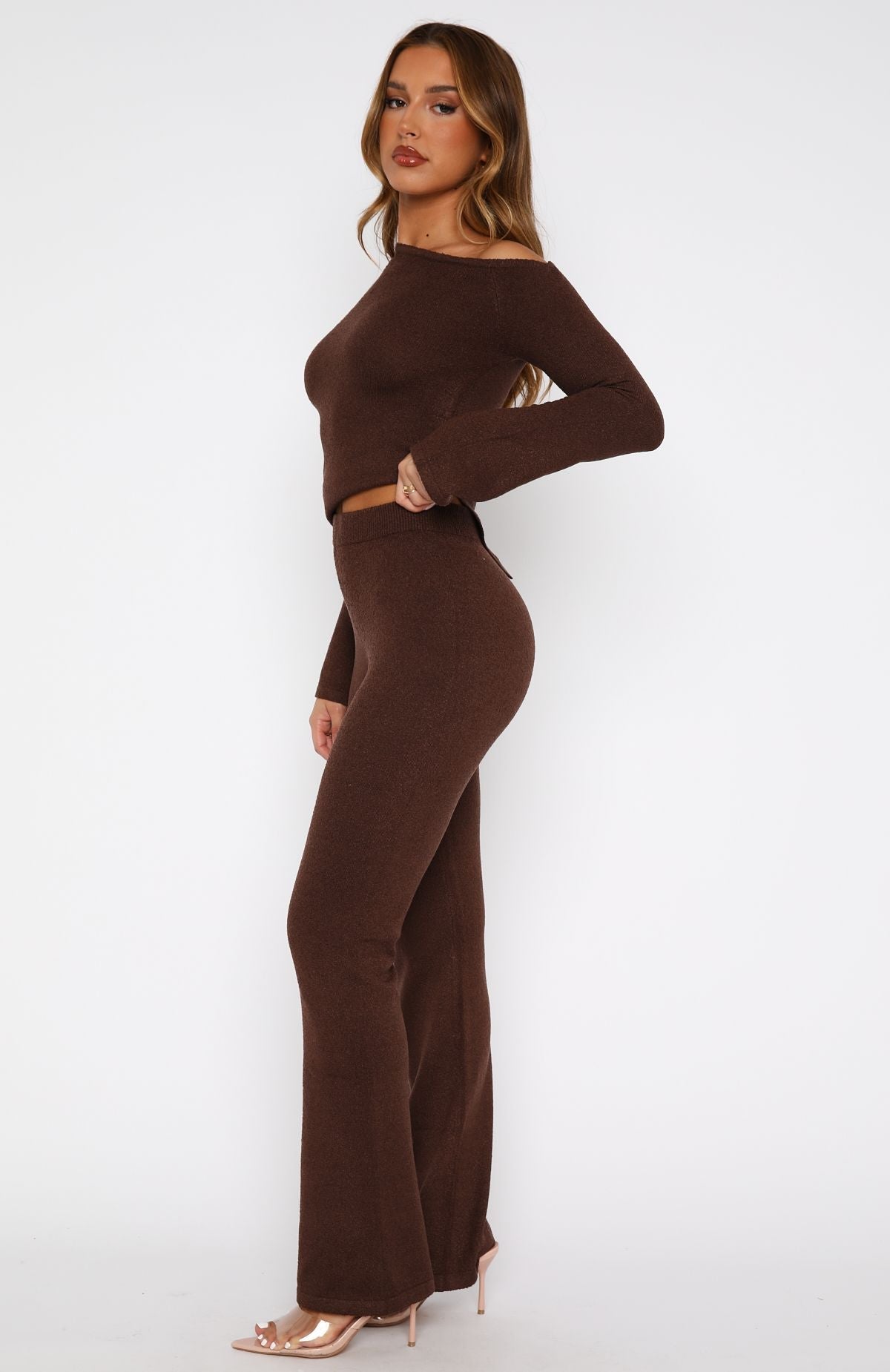 White Fox We'll Be Fine Pants Chocolate