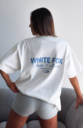 White Fox Having My Way Oversized Tee White