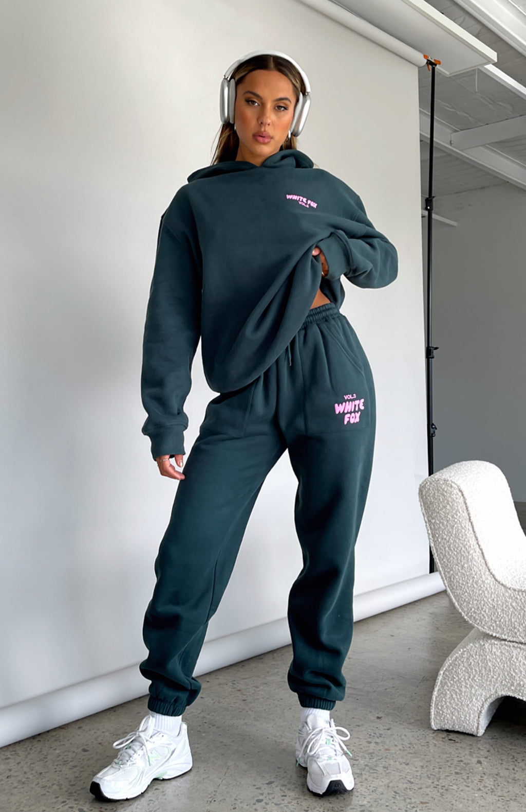 White Fox Offstage Sweatpants Pine