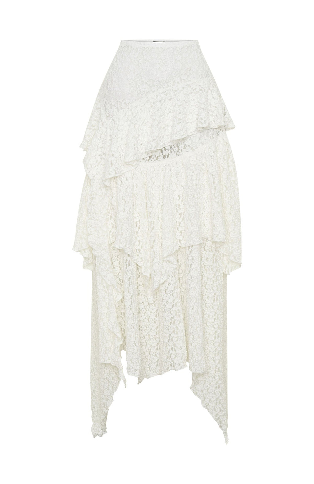 White Fox Wildflower Kiss Maxi Skirt White