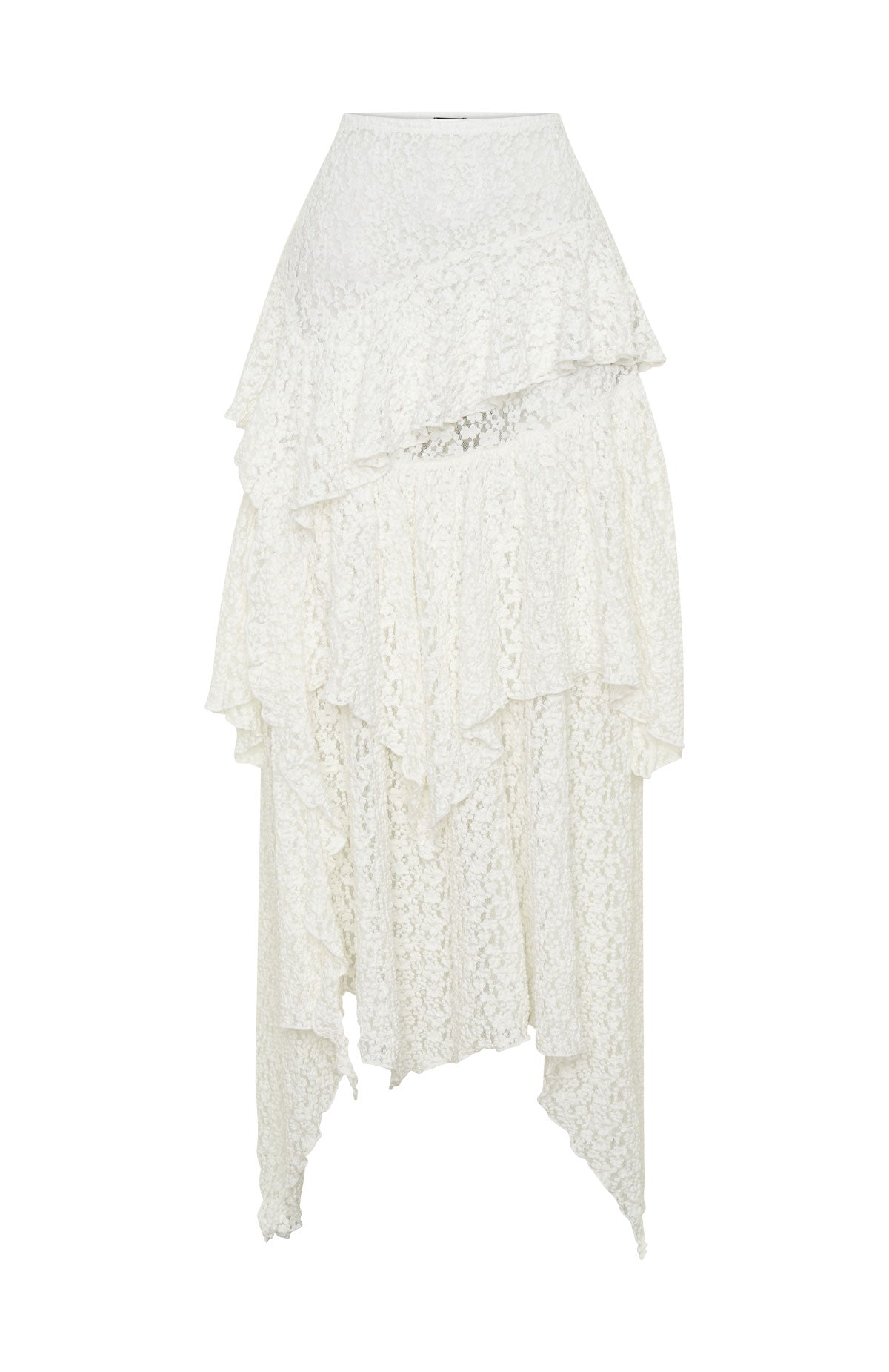 White Fox Wildflower Kiss Maxi Skirt White