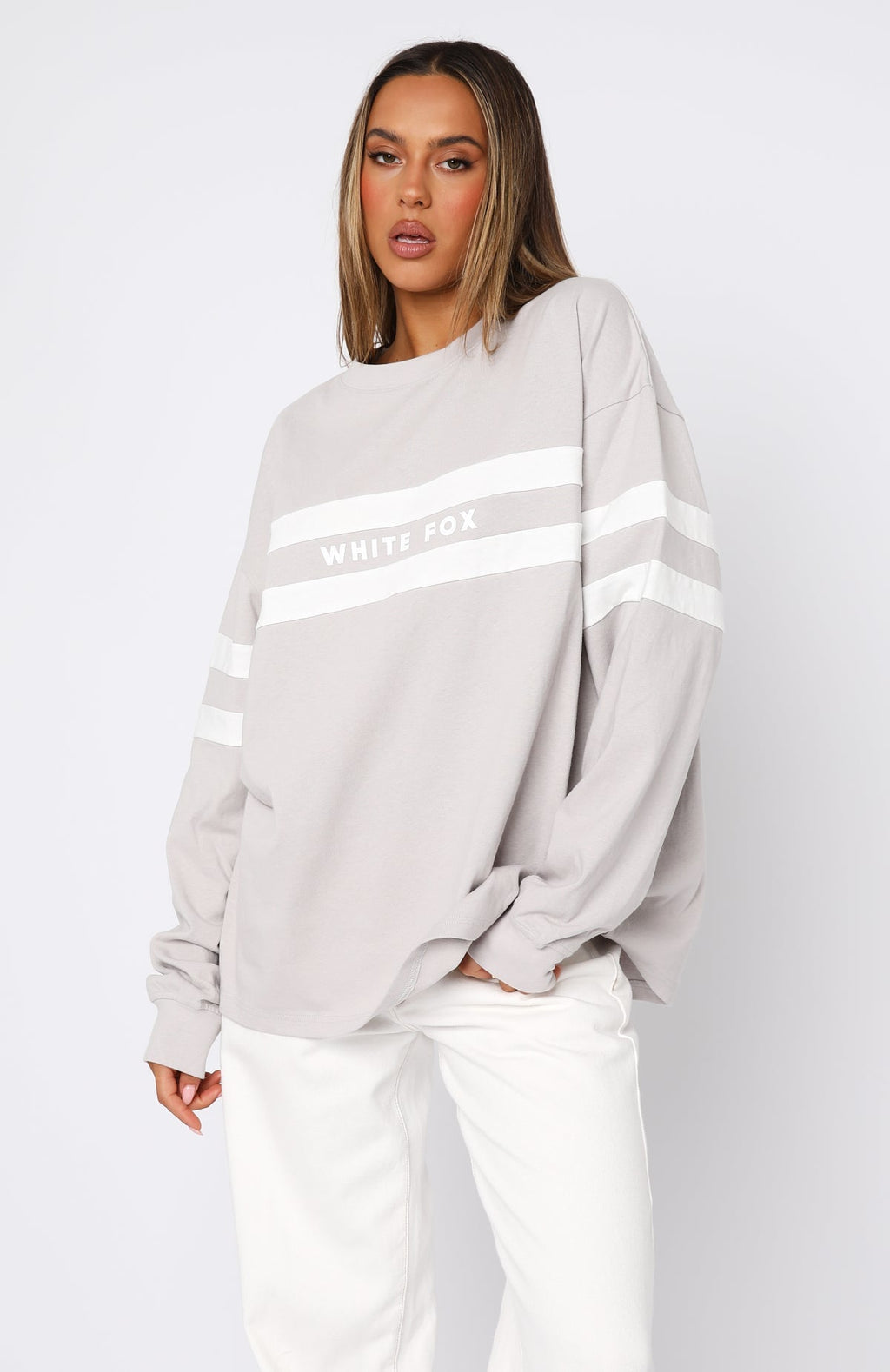 White Fox You're My Inspiration Long Sleeve Tee Moon