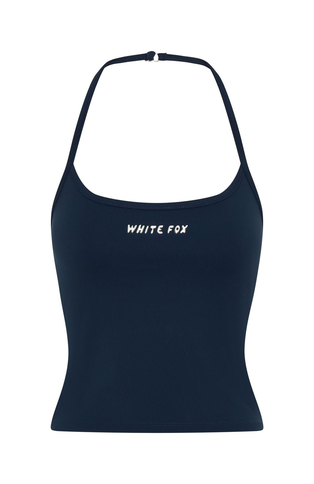White Fox Test Drive Halter Top Dark Navy