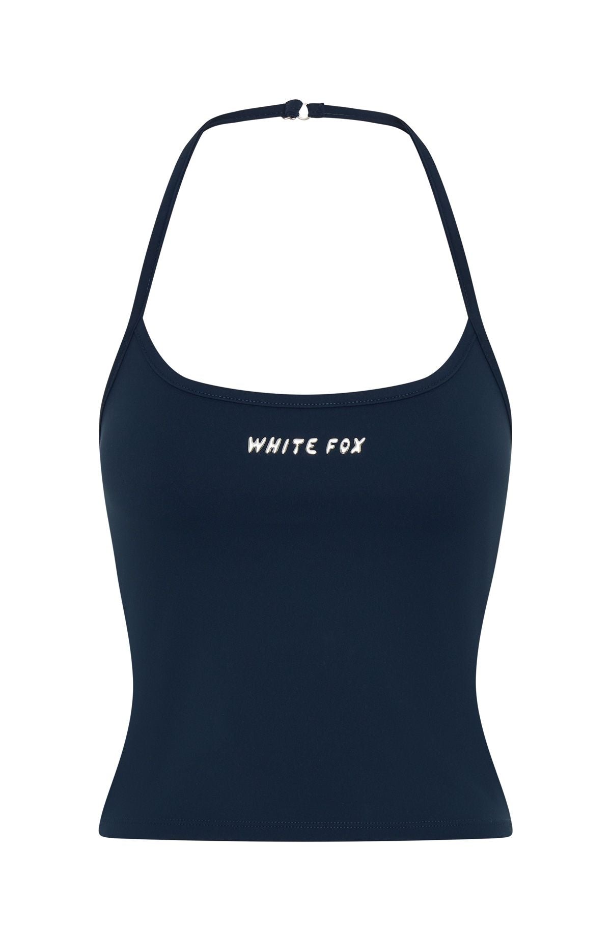 White Fox Test Drive Halter Top Dark Navy