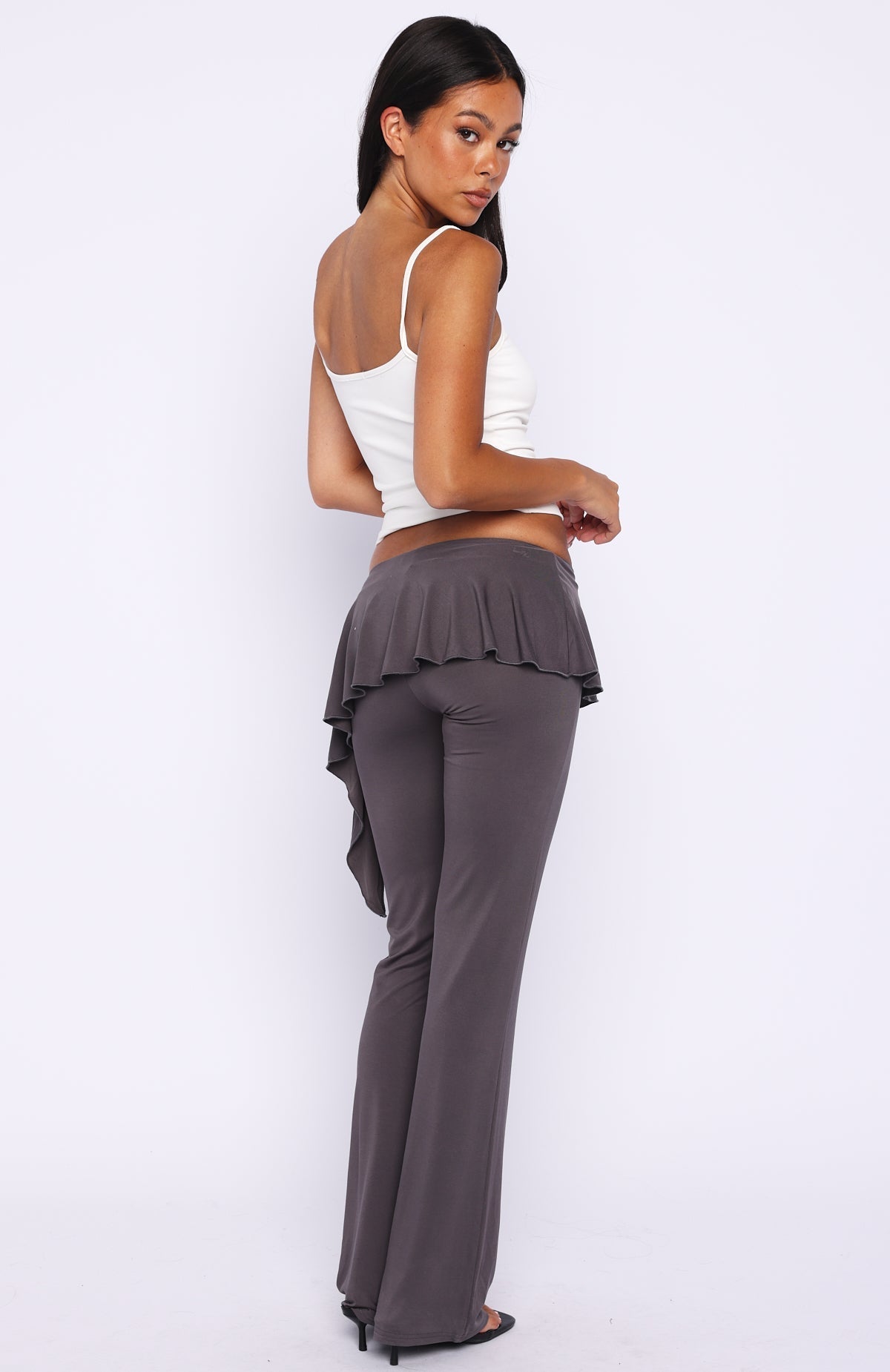 White Fox Darling Dusk Pants Charcoal