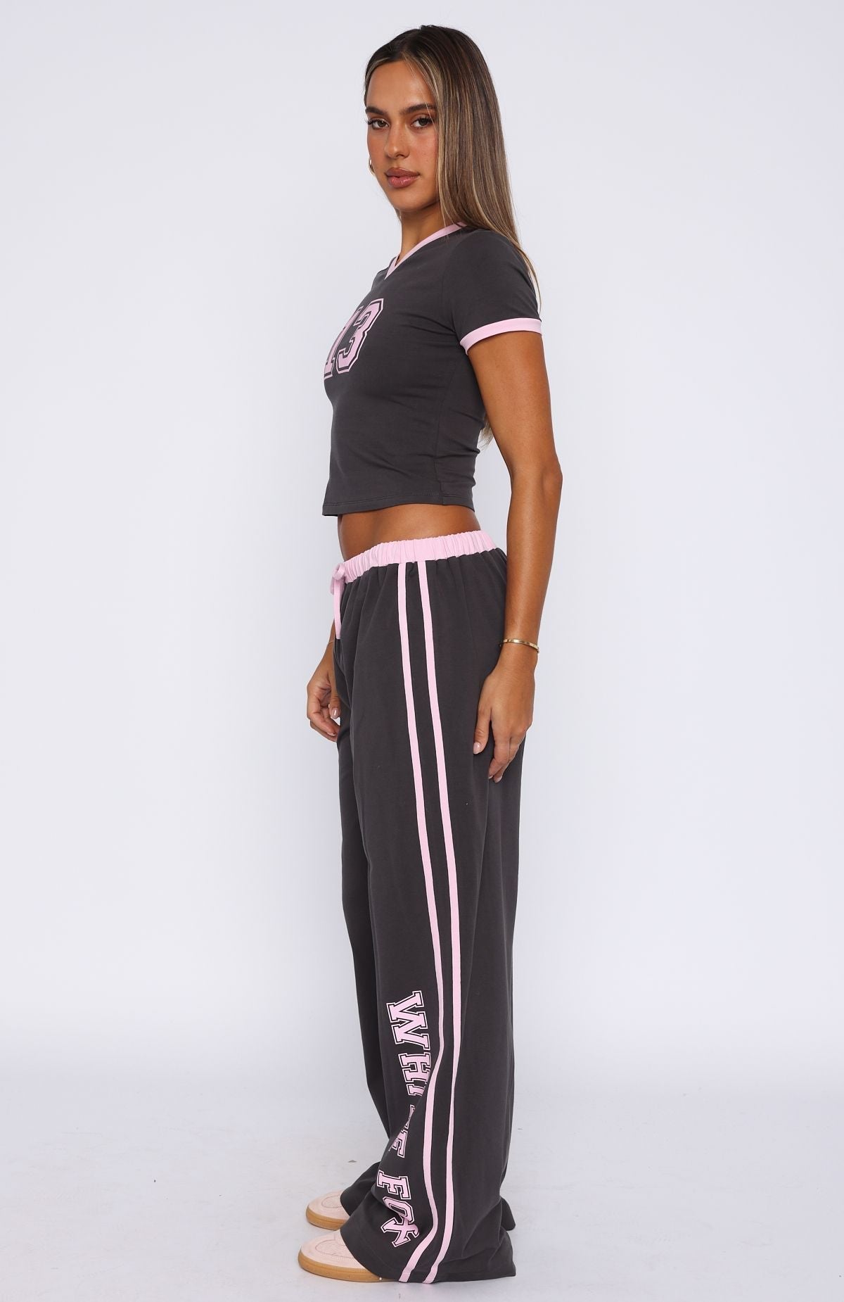 White Fox Trying Too Hard Track Pants Volcanic