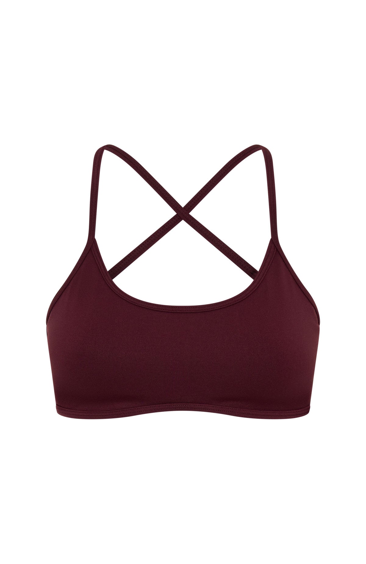 White Fox Fuel Seamless Sports Bra Merlot
