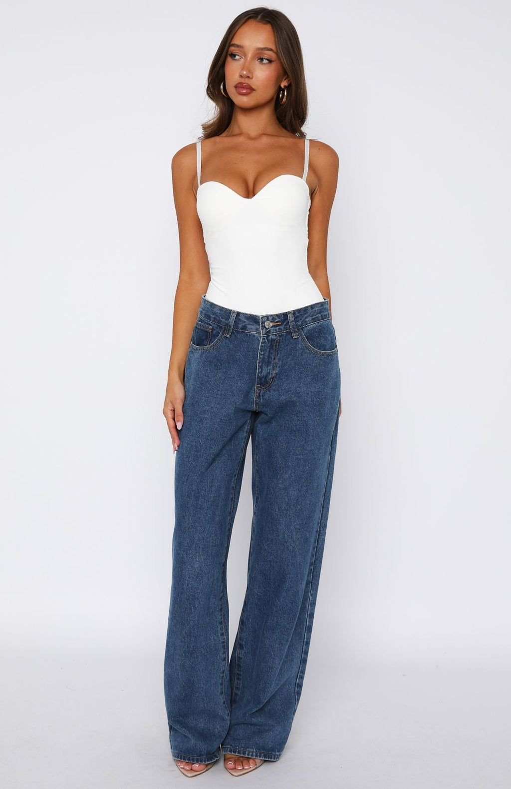 White Fox Stuck To You Bodysuit Off White