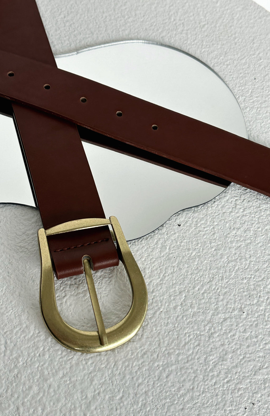White Fox Austin Belt Brown/Gold