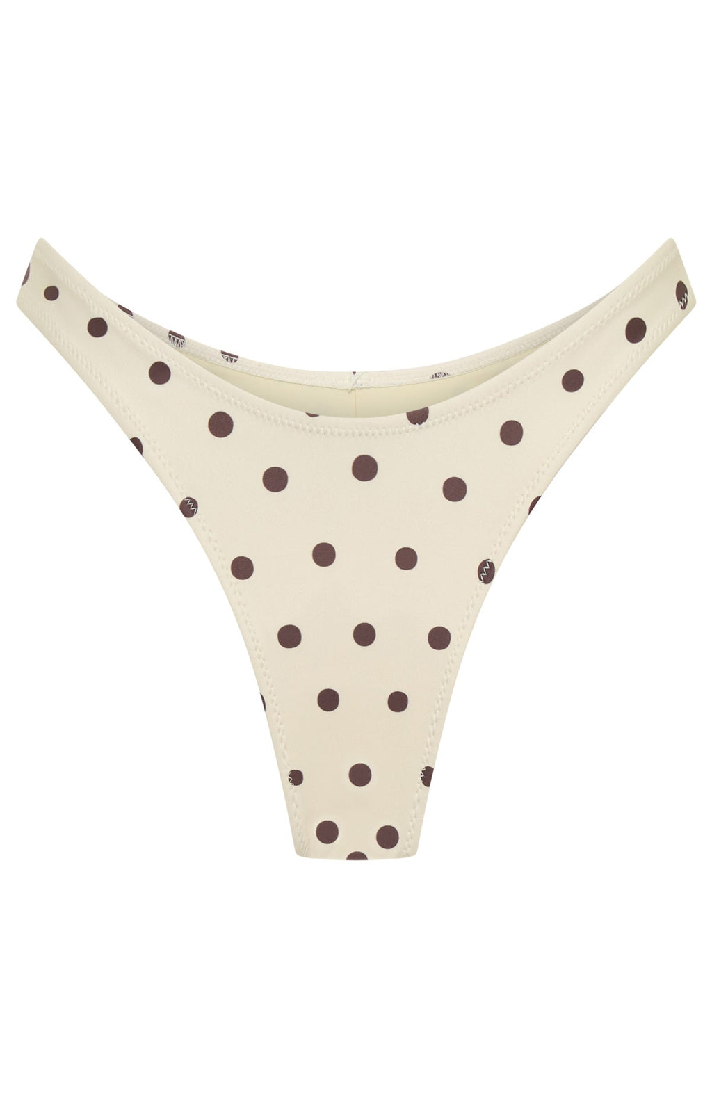 White Fox Belmont Bottoms Cream/Choc Polka Dot