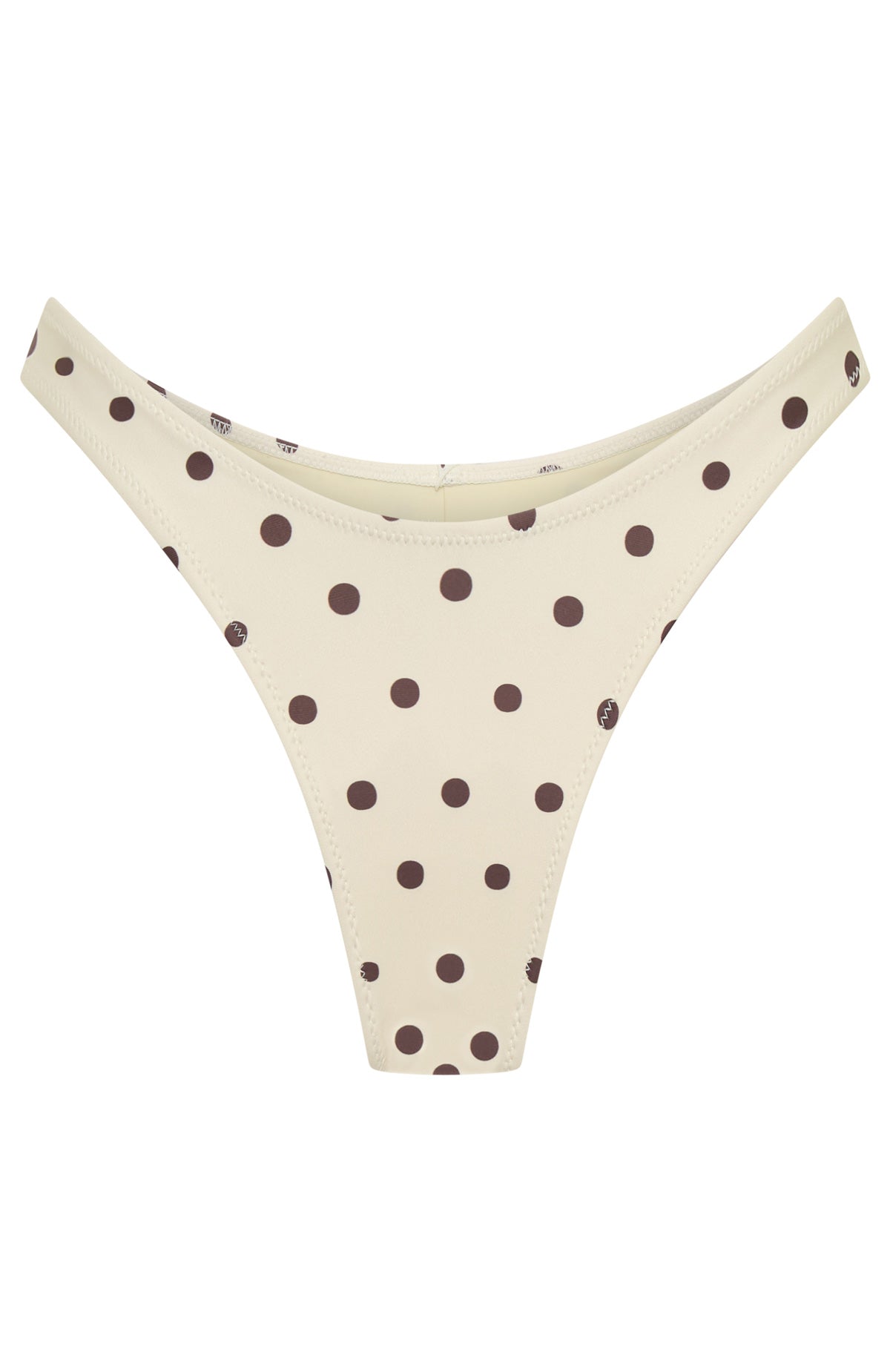 White Fox Belmont Bottoms Cream/Choc Polka Dot