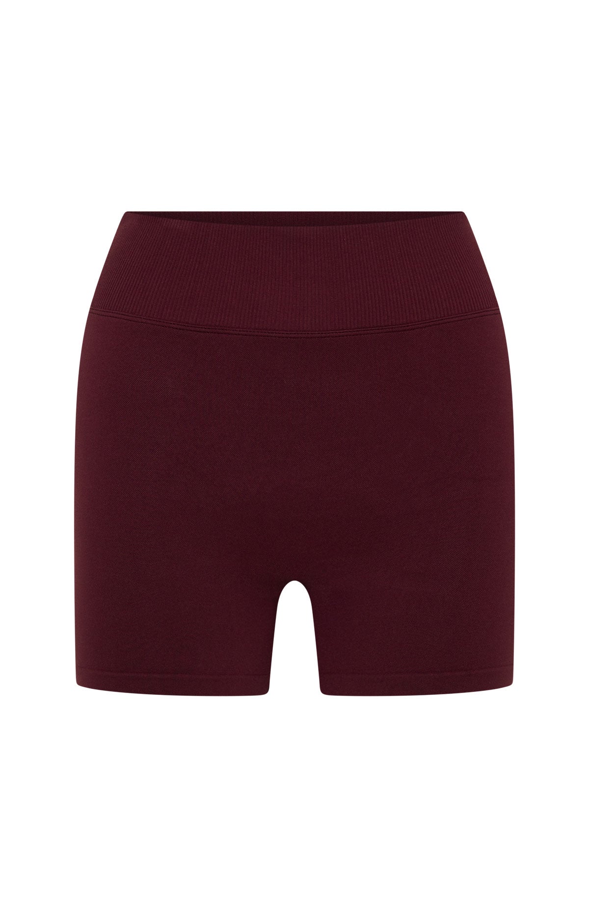 White Fox Zoom Seamless Shorts Merlot