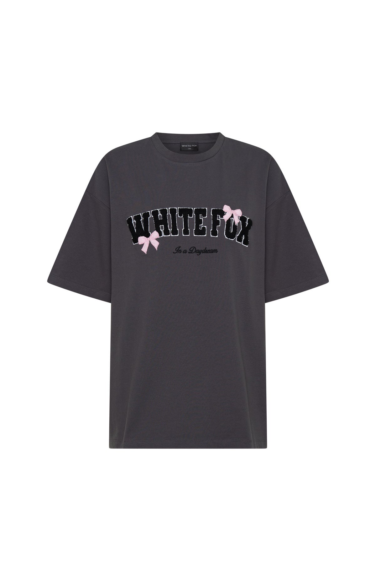 White Fox Daydreamers Madeline Oversized Tee Volcanic