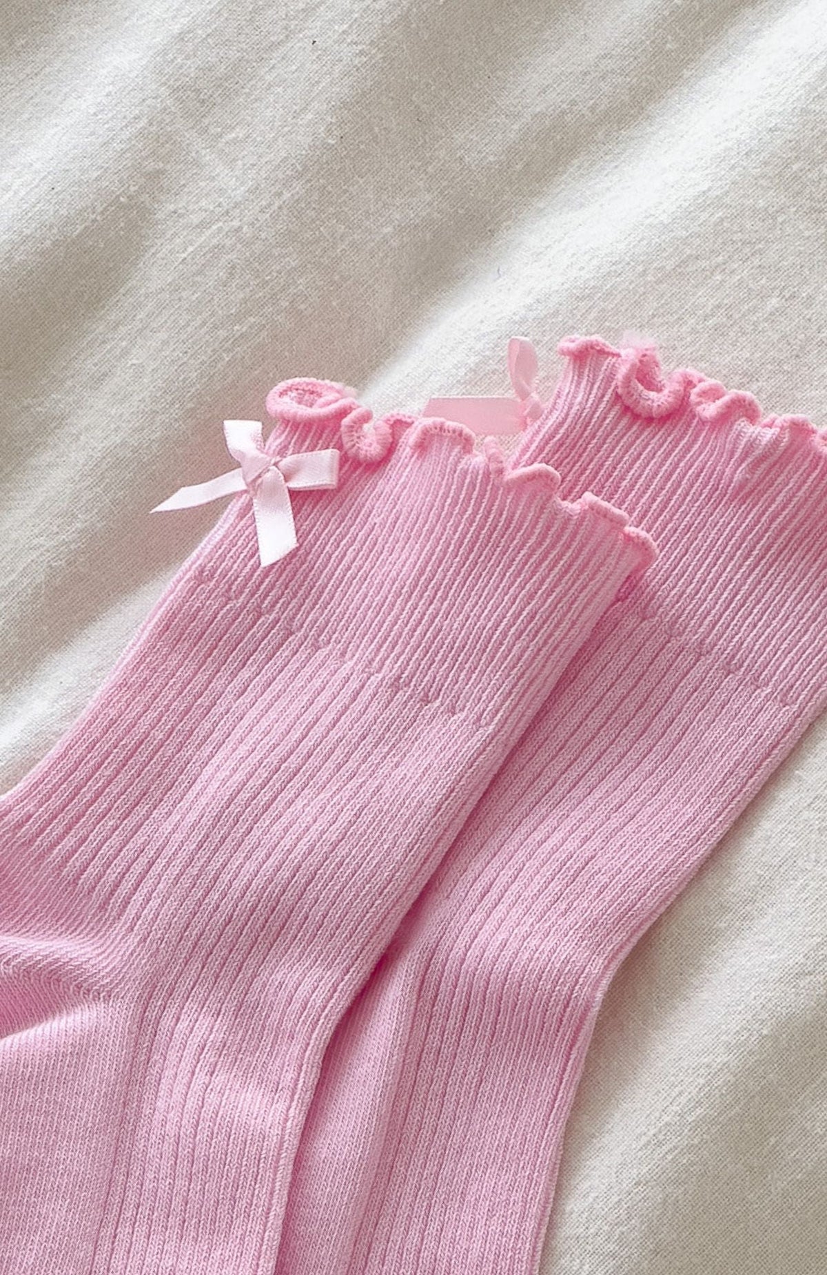 White Fox Which One Socks Pink
