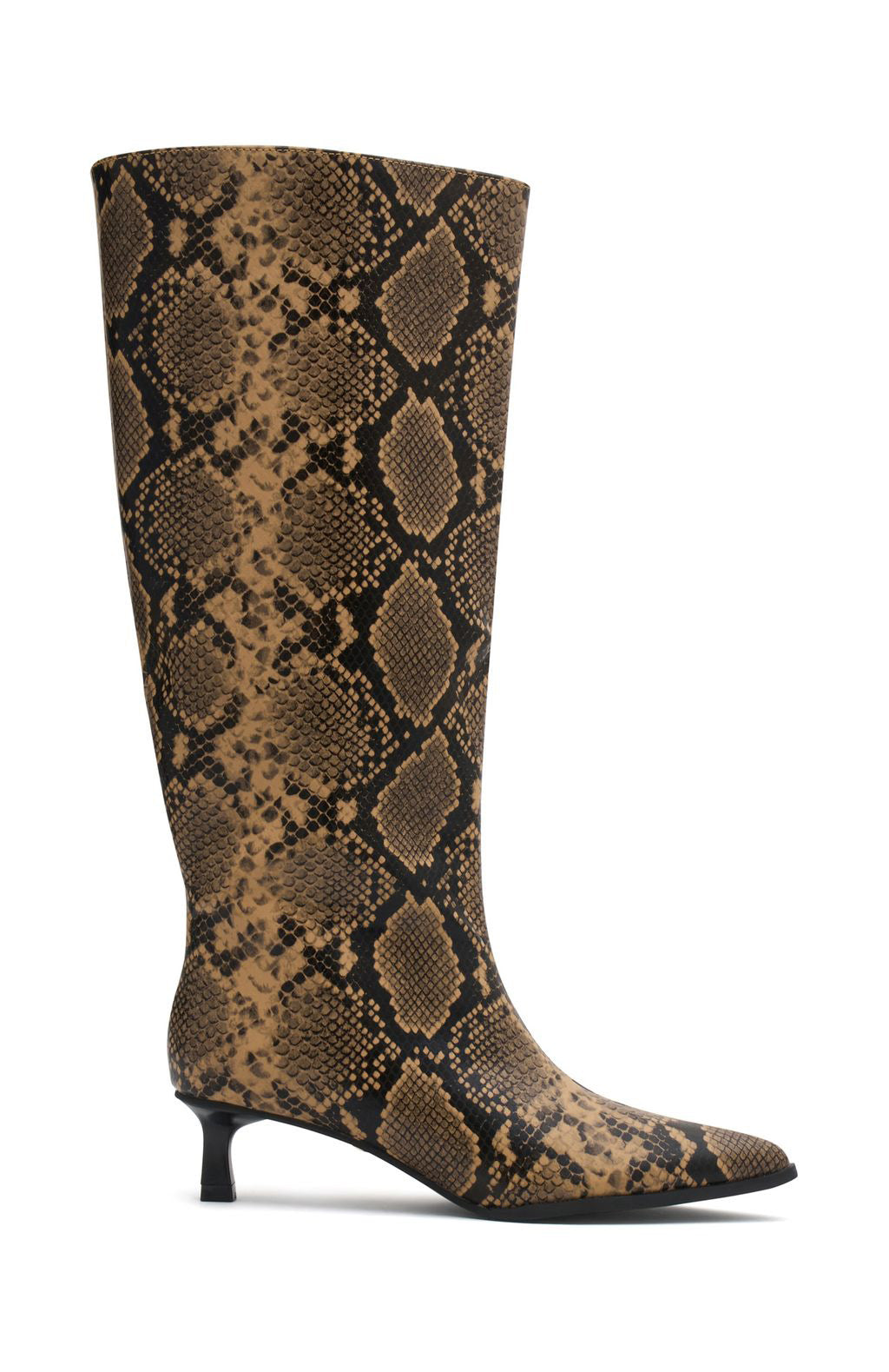 White Fox Juliette Knee High Boots Snake