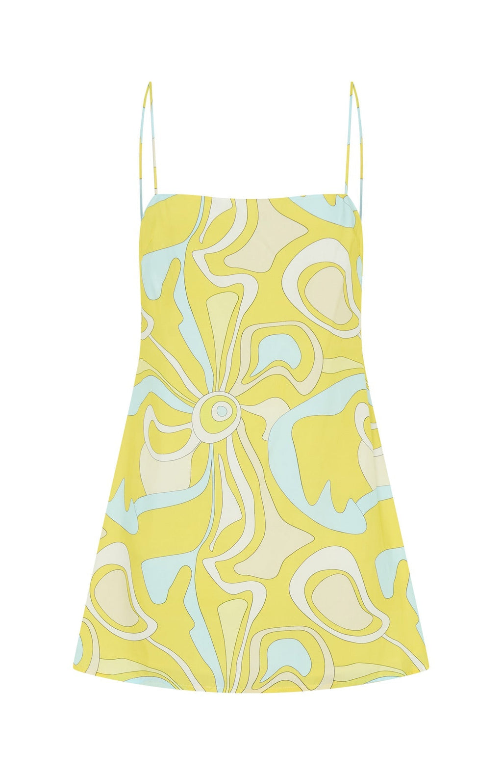 White Fox Never Lost Cami Shift Mini Dress Lemontini Fizz