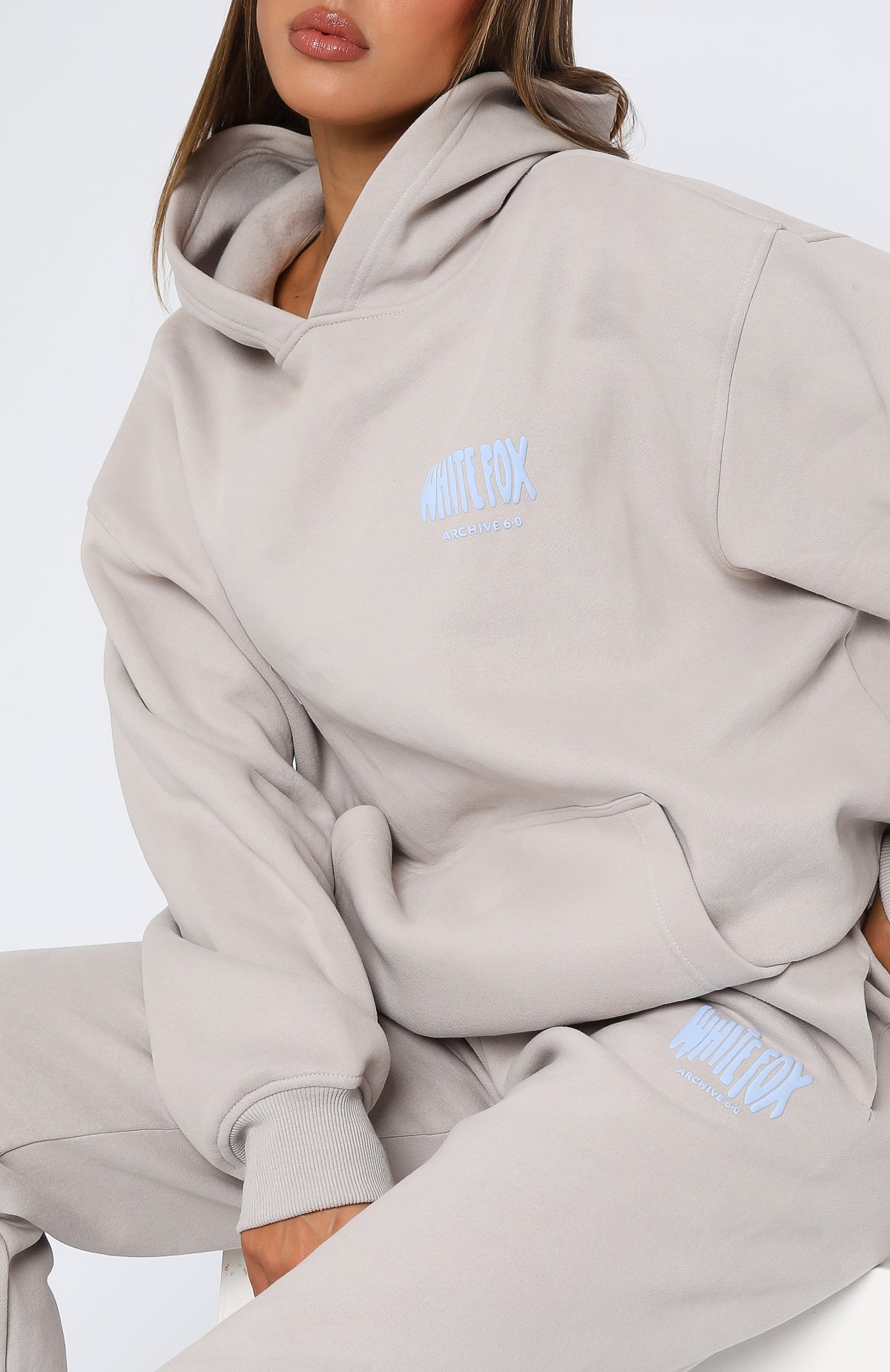 White Fox Archive 6.0 Oversized Hoodie Dove
