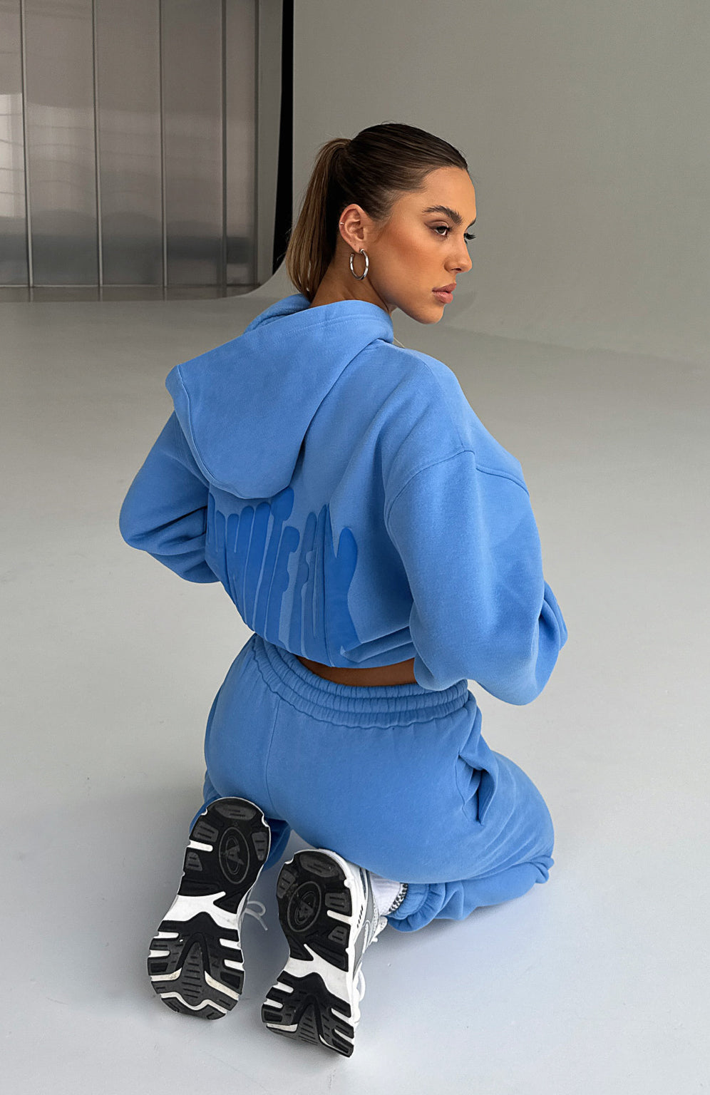 White Fox Archive 6.0 Oversized Hoodie Blueberry