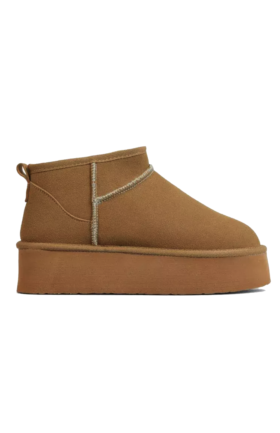 White Fox Jet Setter Platform Snug Boots Chestnut