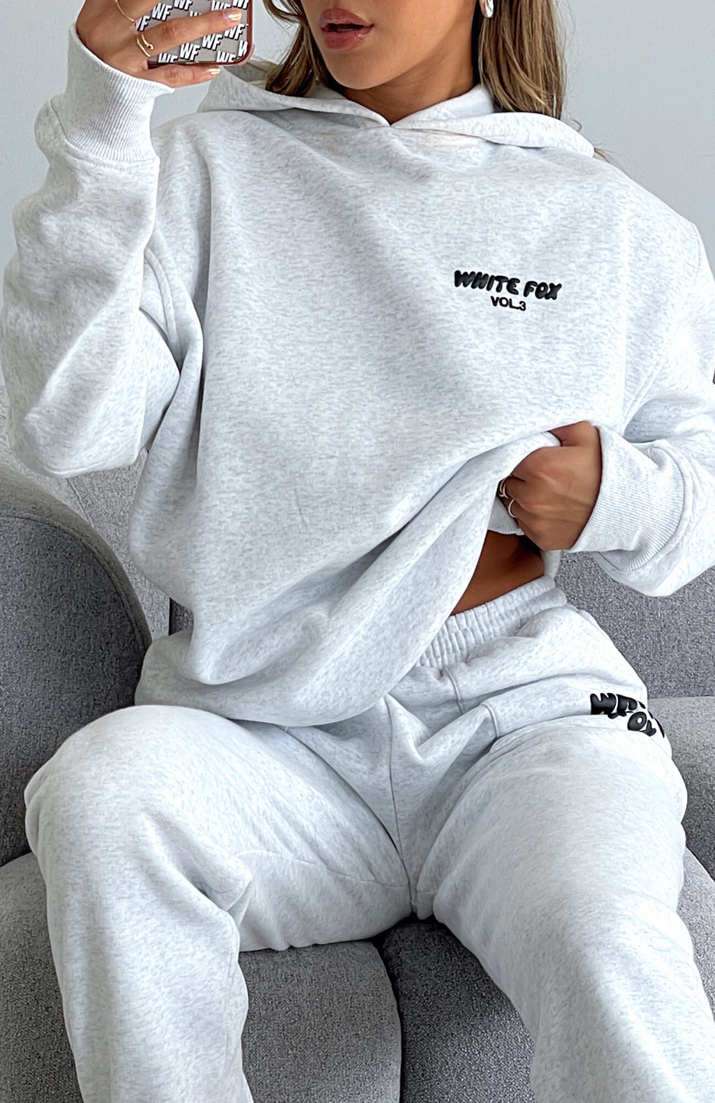White Fox Offstage Hoodie Frosted