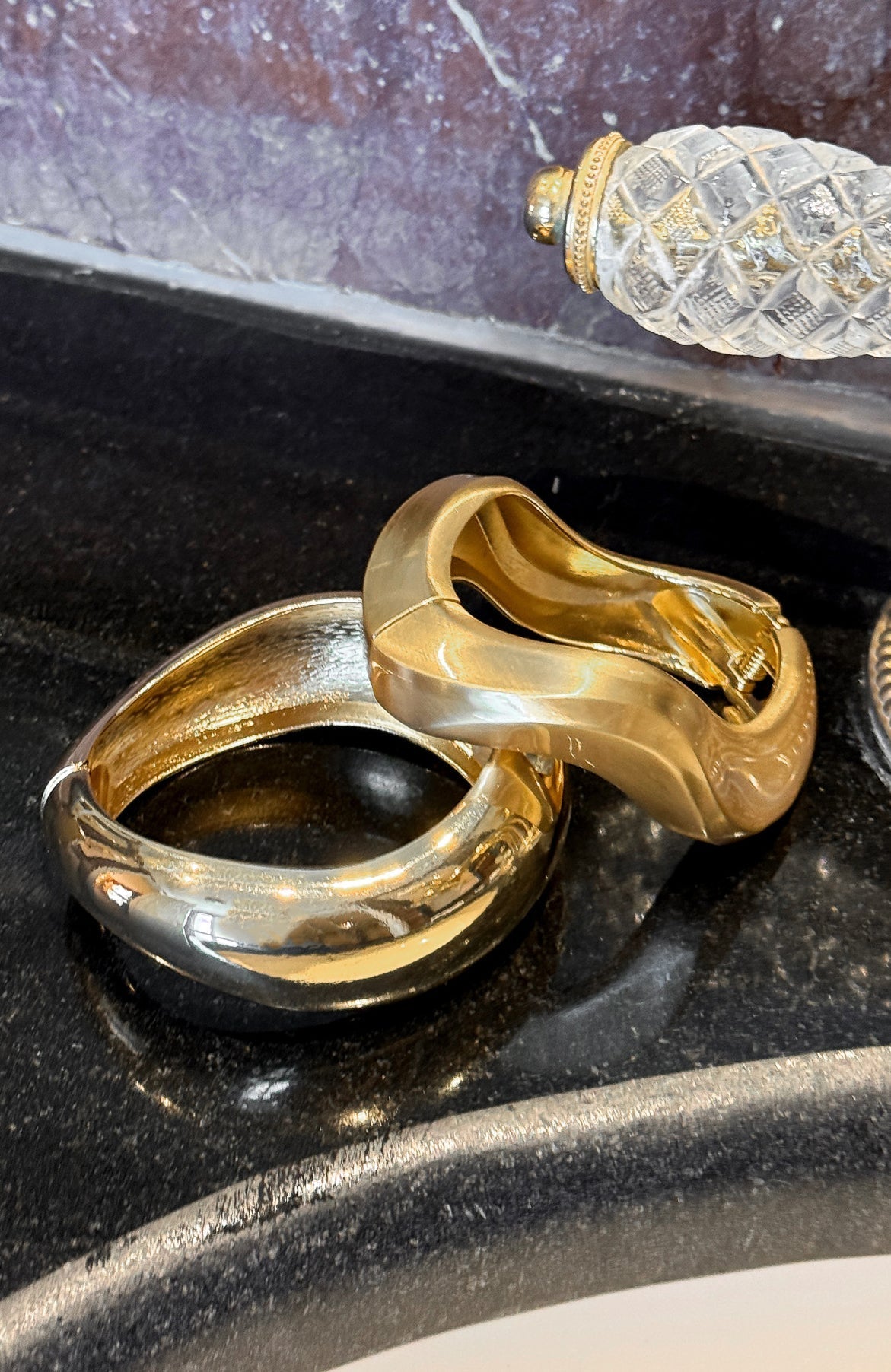 White Fox Miller Bracelet Set Gold