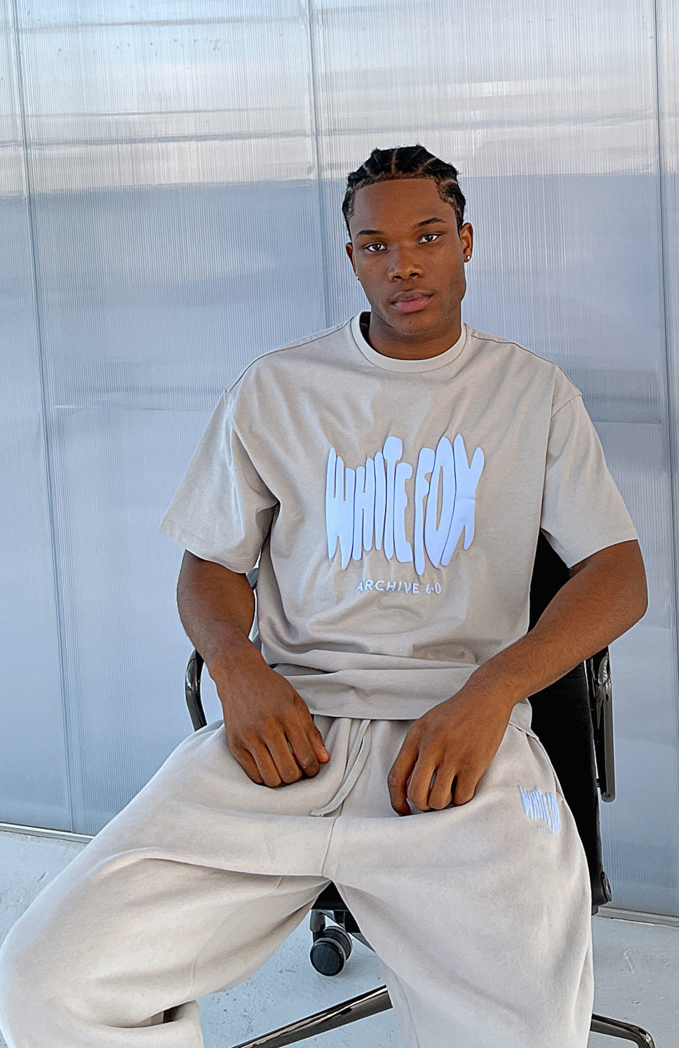 White Fox Archive 6.0 Oversized Tee Dove